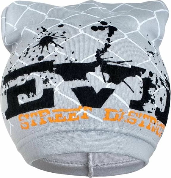 Kapuç bebe NEW BABY, pambuk 100%, pranveror, elastik, madhësi 104 (3-4 vjet), gri