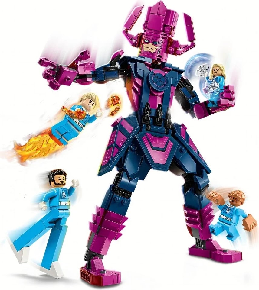 Set LEGO Marvel 76316 Fantastic Four kundër Galactus, 427 pjesë, 4 minifigura