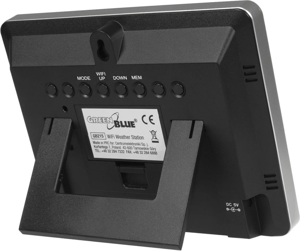 Stacion moti WiFi GreenBlue GB215, me sensor pa tela, i zi