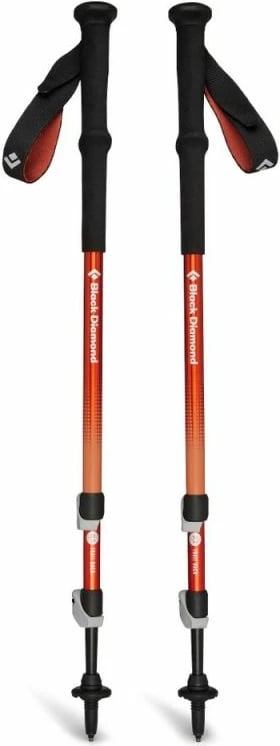 Shkopinj për ecje nordike Yakimasport, uniseks, portokalli Shkopinj për ecje nordike Yakimasport, uniseks, portokalli