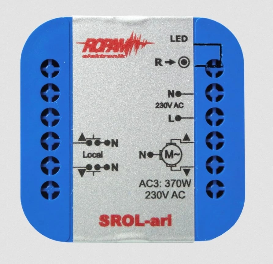 Kontroller wireless për roleta ROPAM SROL-ari, 230VAC