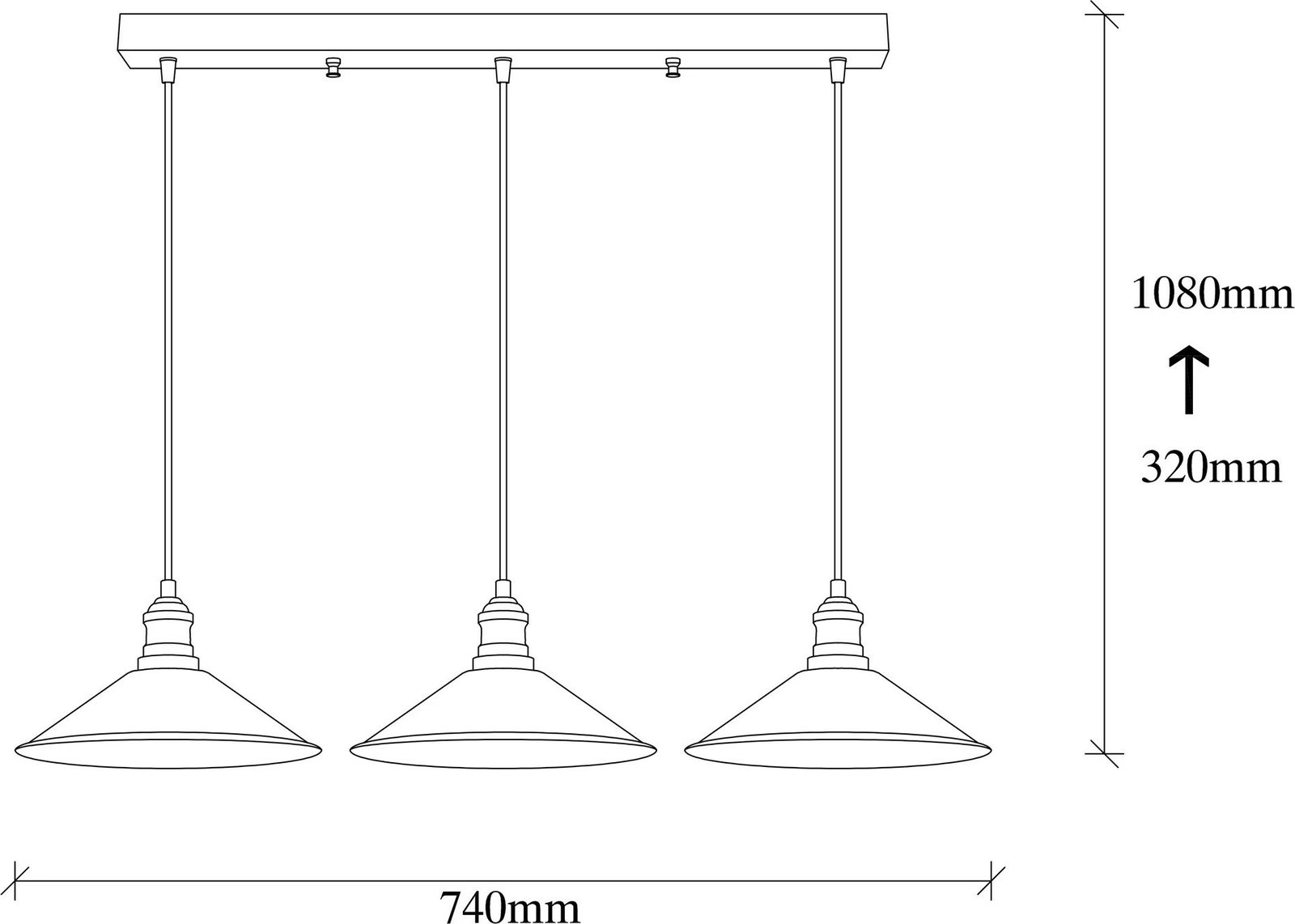 Llambë varëse skandinave, ngjyrë e zezë, Opviq Berceste - 250-S1
