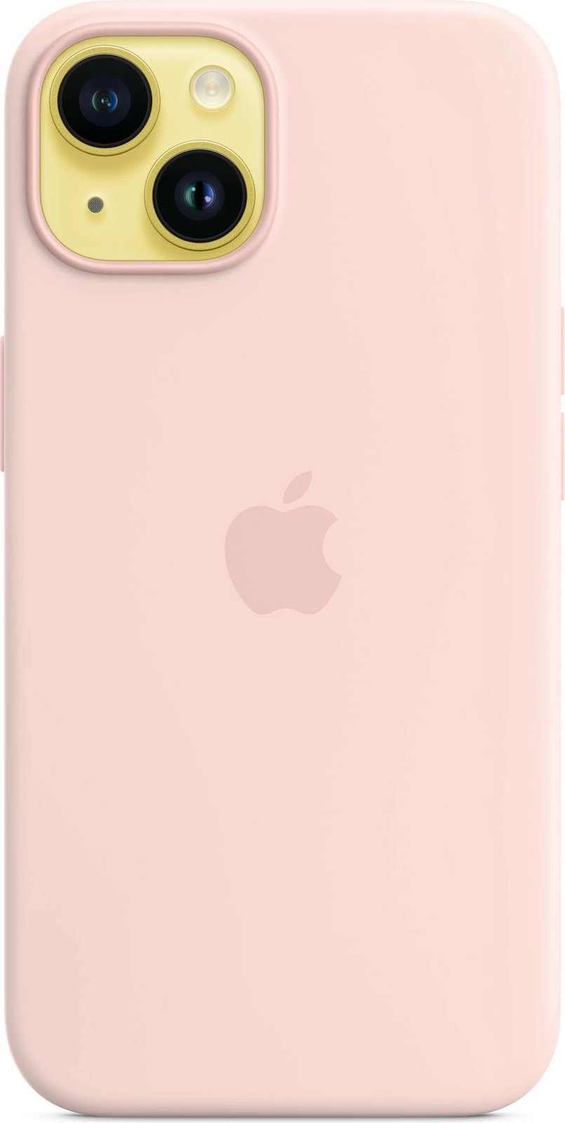 Mbështjellës silikonik Apple iPhone 14 me MagSafe, Chalk Pink