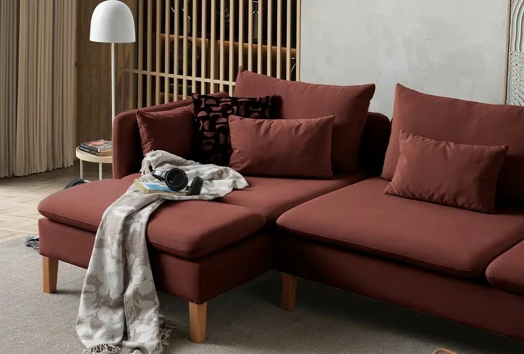 Këndare Flexy Relax, ngjyrë e kuqe tjegulle, Atelier del Sofa