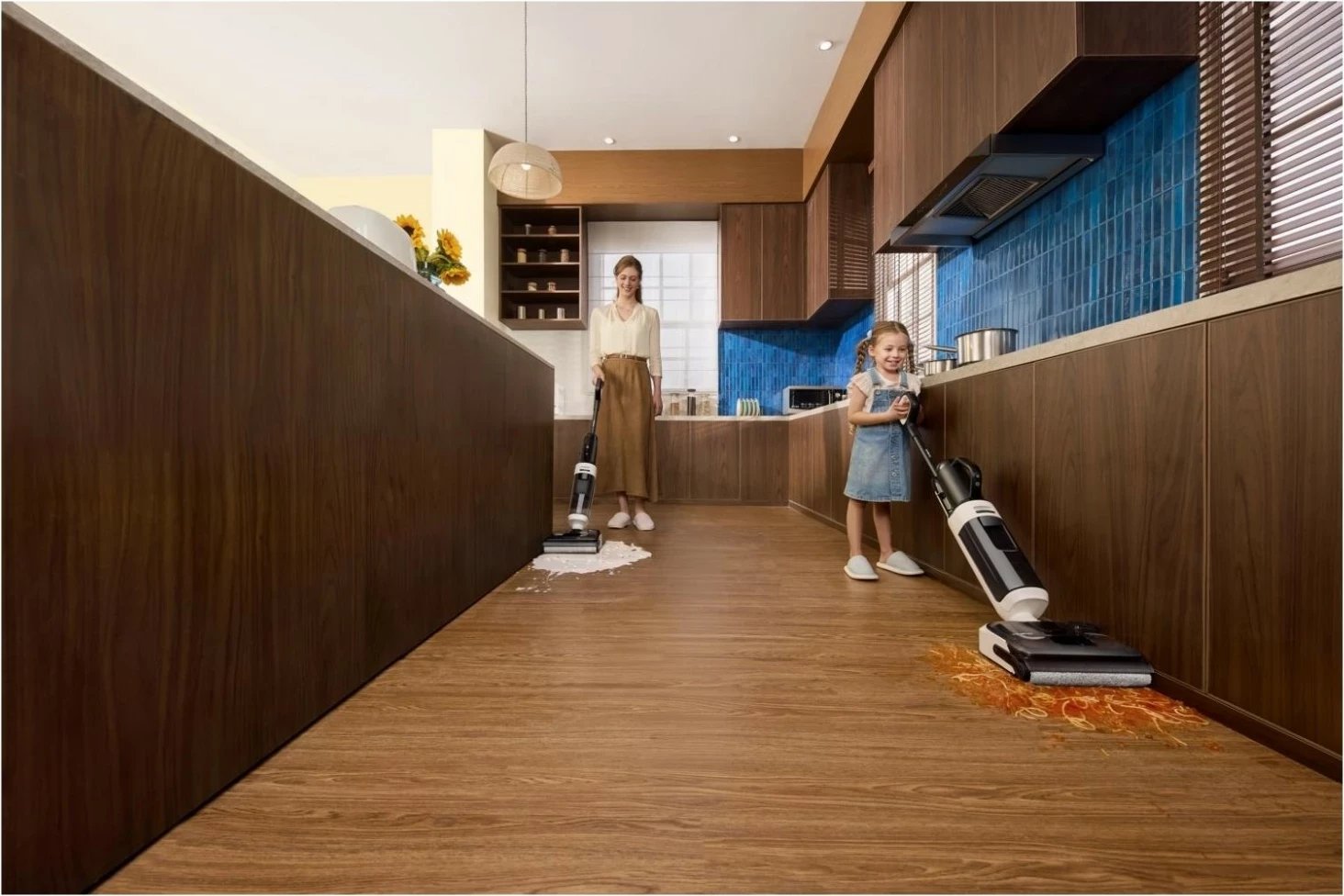 Fshesë me ujë Tineco Floor One Switch i5 Stretch, bardhë