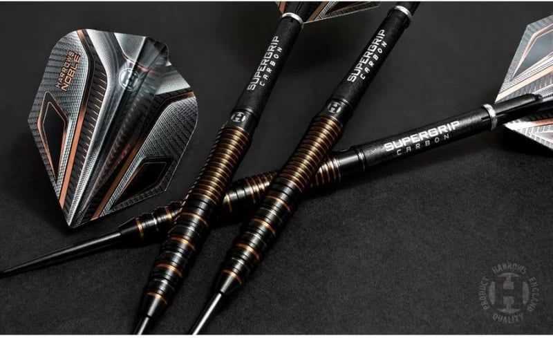 Shigjeta darts Harrows, unisex, të zeza