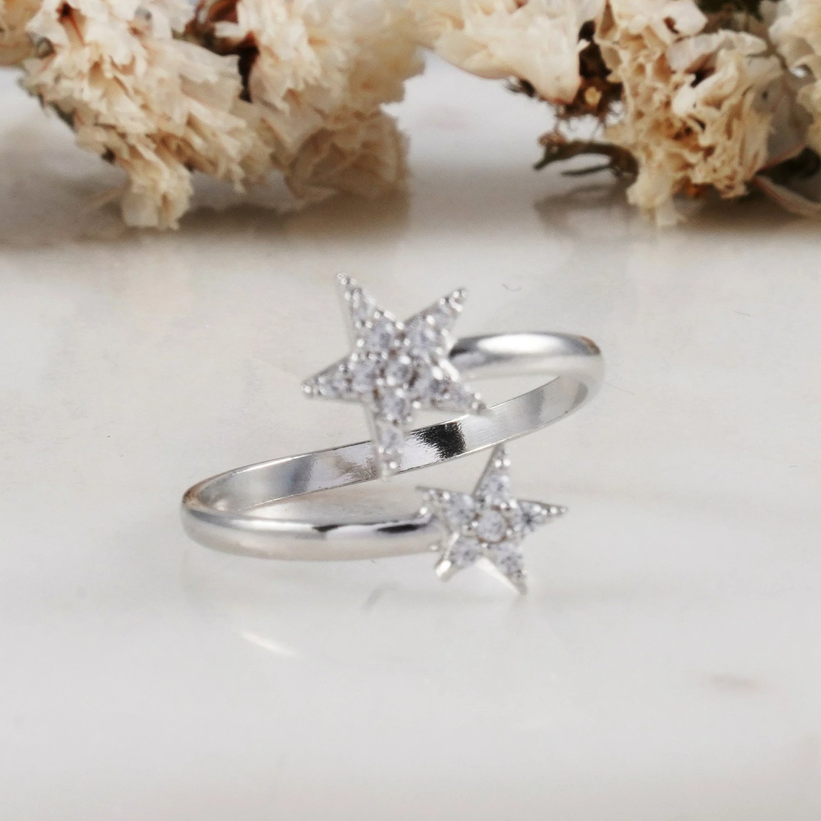 Unazë argjendi e rregullueshme me yje, Jumeon, 11838ROD