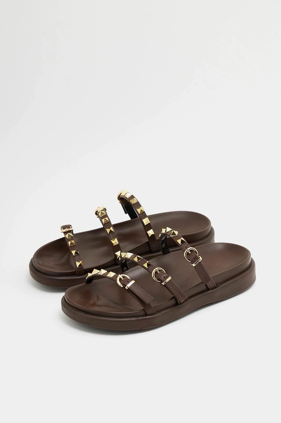 Pantofla për gra, ngjyrë kafe, Jumeon MK1340125YR20-003