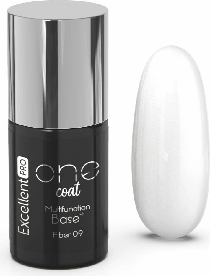 Bazë hibride me fibra për femra Excellent PRO One Coat Multifunction Fiber Base Porcelain 7g