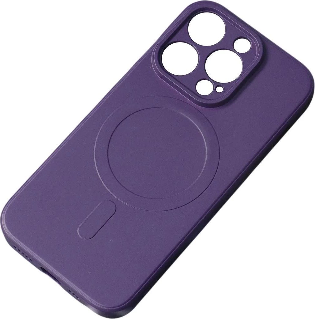 Mbështjellës silikoni Hurtel për iPhone 16e me MagSafe, Violet