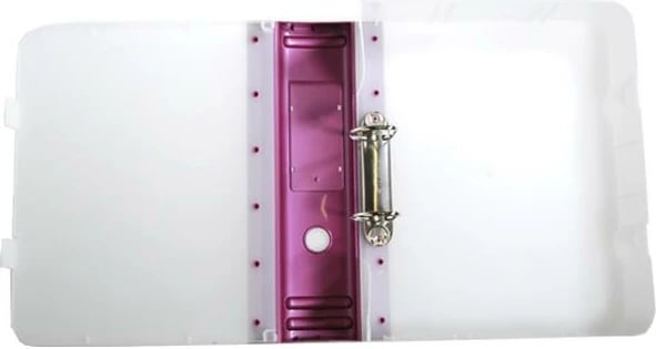 Kuti dosje me 2 unaza NEXT, A4, ngjyrë metalike purpurt