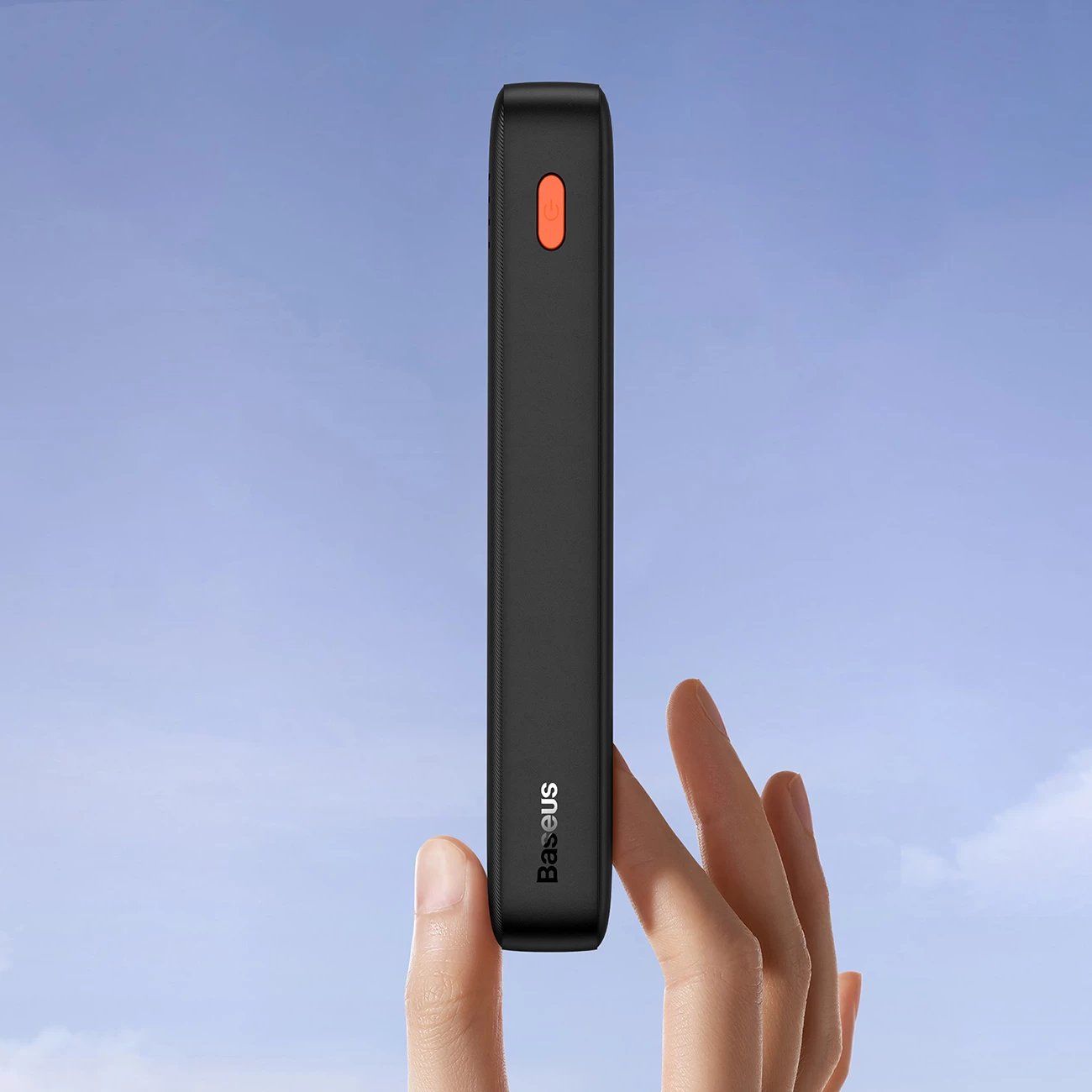 Power bank Baseus Airpow 20000mAh, 20W, me kabllo USB-A në USB-C, e zezë