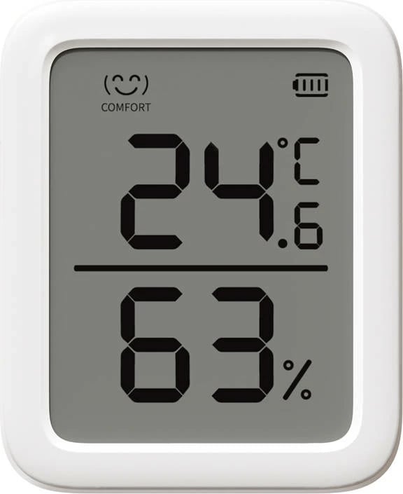 Termometër dhe higrometër SwitchBot Meter Plus, Bluetooth, i bardhë