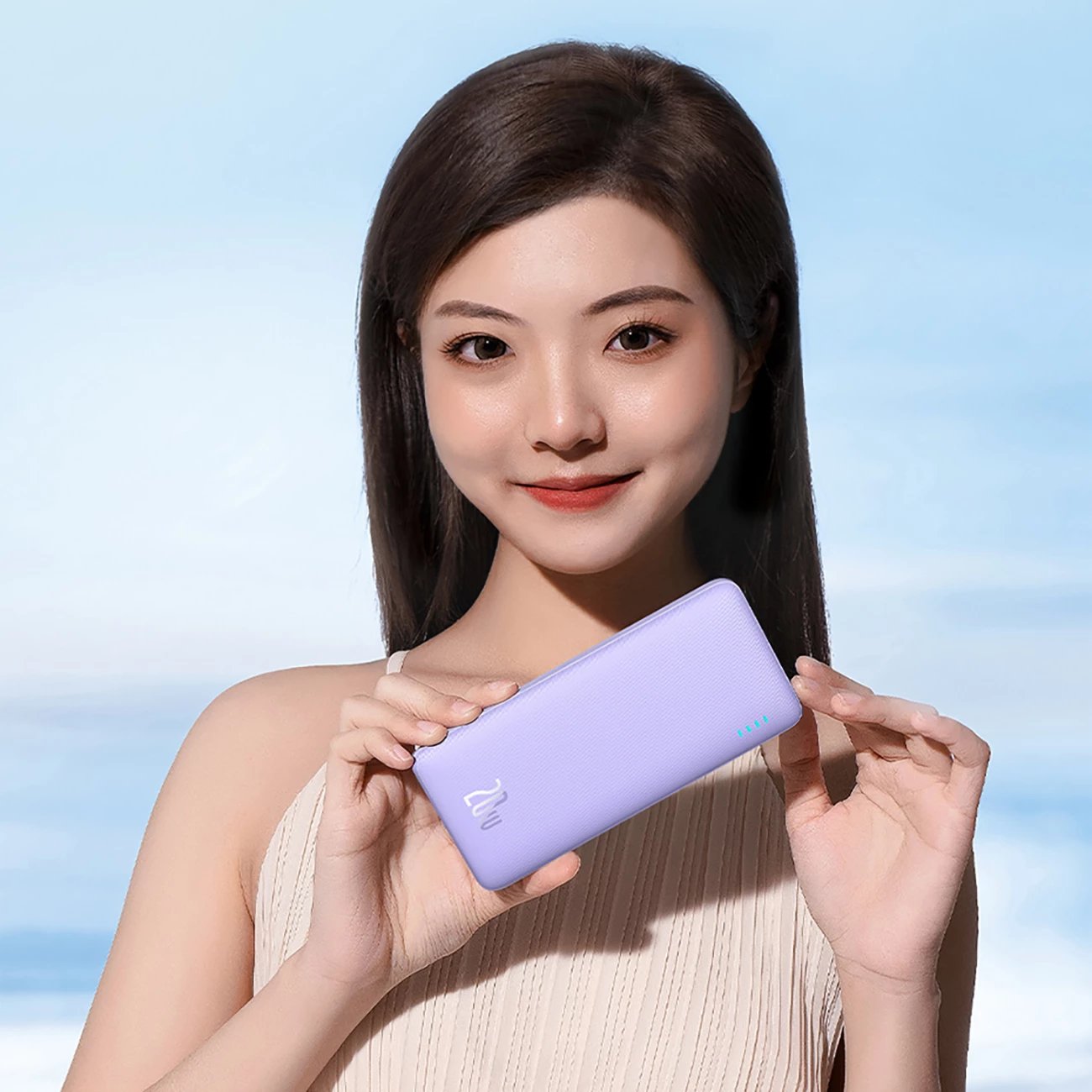 Powerbank Baseus Airpow 10000mAh, 20W, Violet