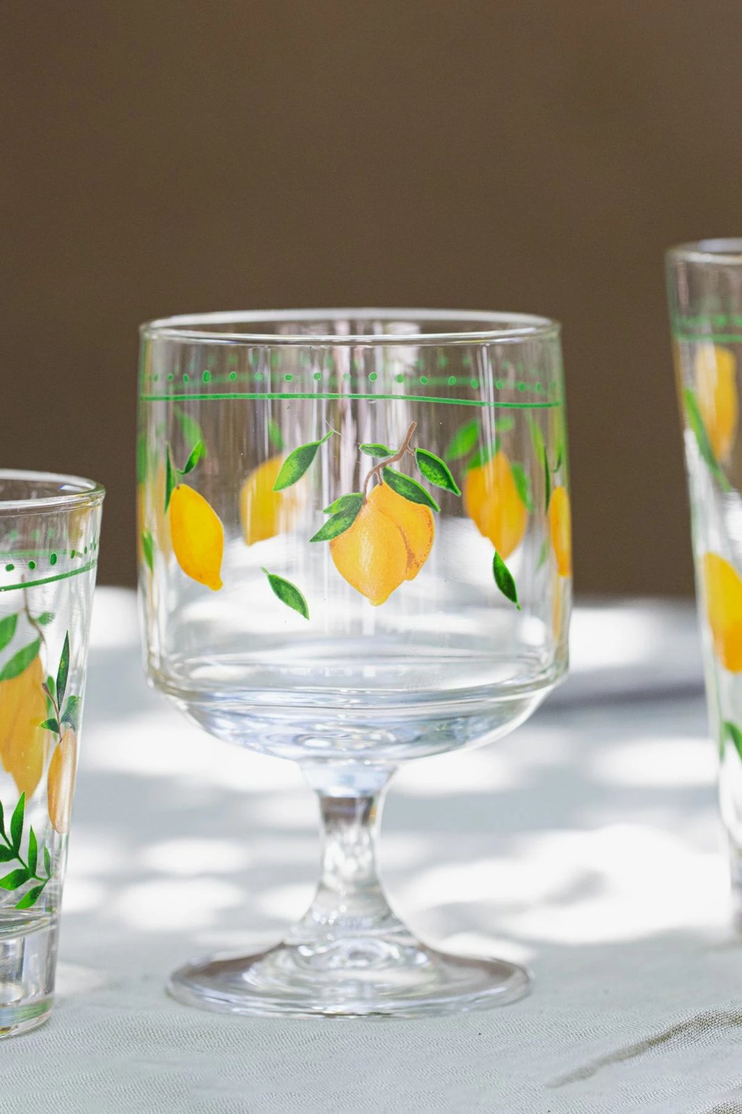 Set gotash akulloreje prej qelqi (4 copë), Hermia Concept, Bodrum