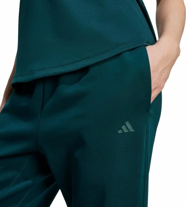Pantallona yoga për femra adidas, të gjelbra