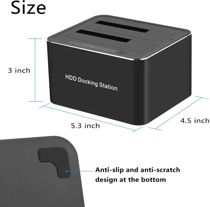 Docking Station TECH TIME Hard Drive Dock 201