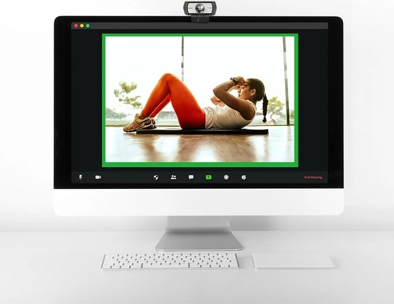 Kamerë konferencash LogiLink UA0377, Full HD 1080p, kënd i gjerë 120°, 2 mikrofona, USB, e zezë