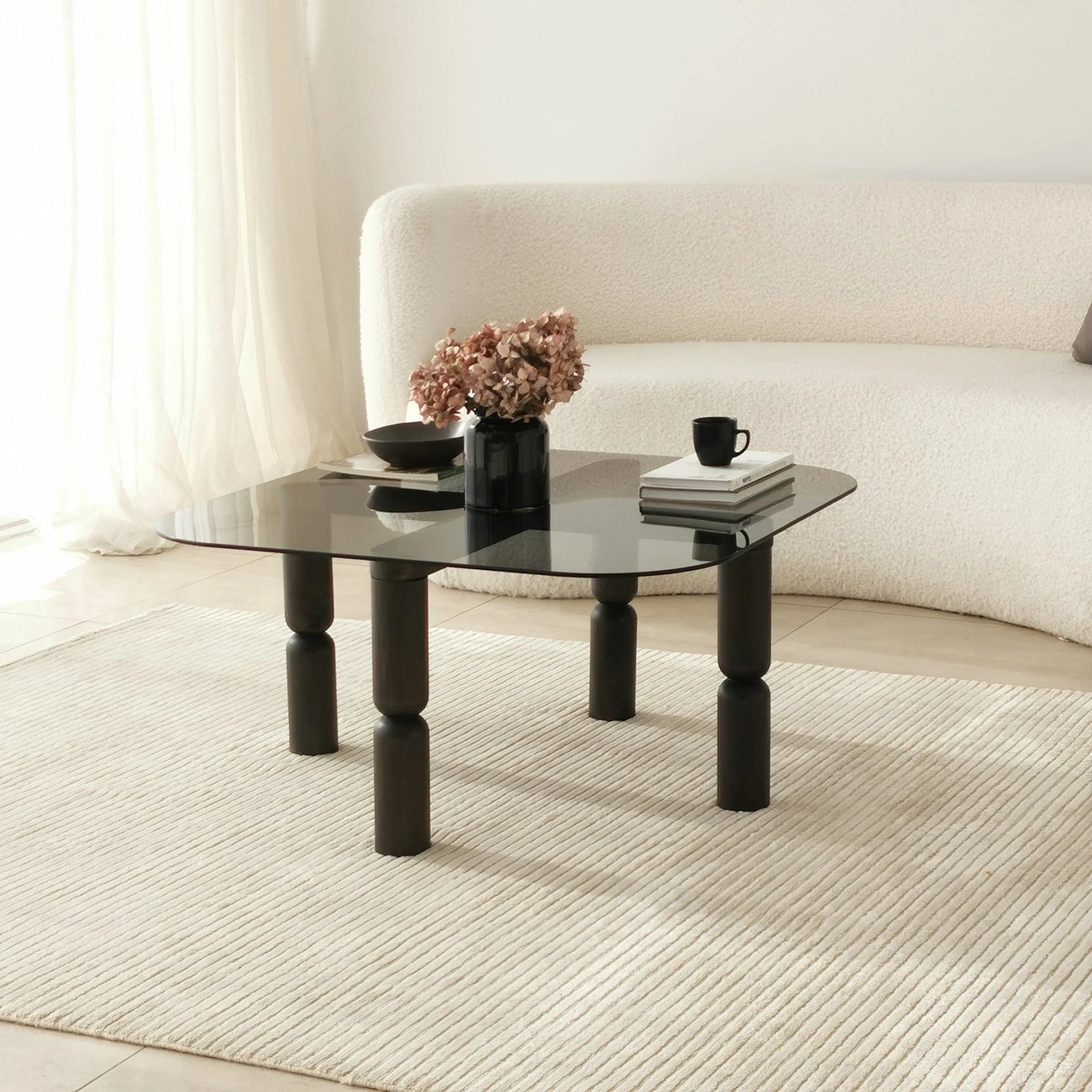 Tavolinë kafeje Hanah Home, Kei, anthracite dhe fume