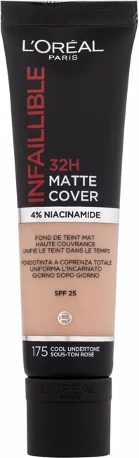 Fondatinë për femra L'Oréal Paris Infaillible 32H Matte Cover 175 SPF25 30ml