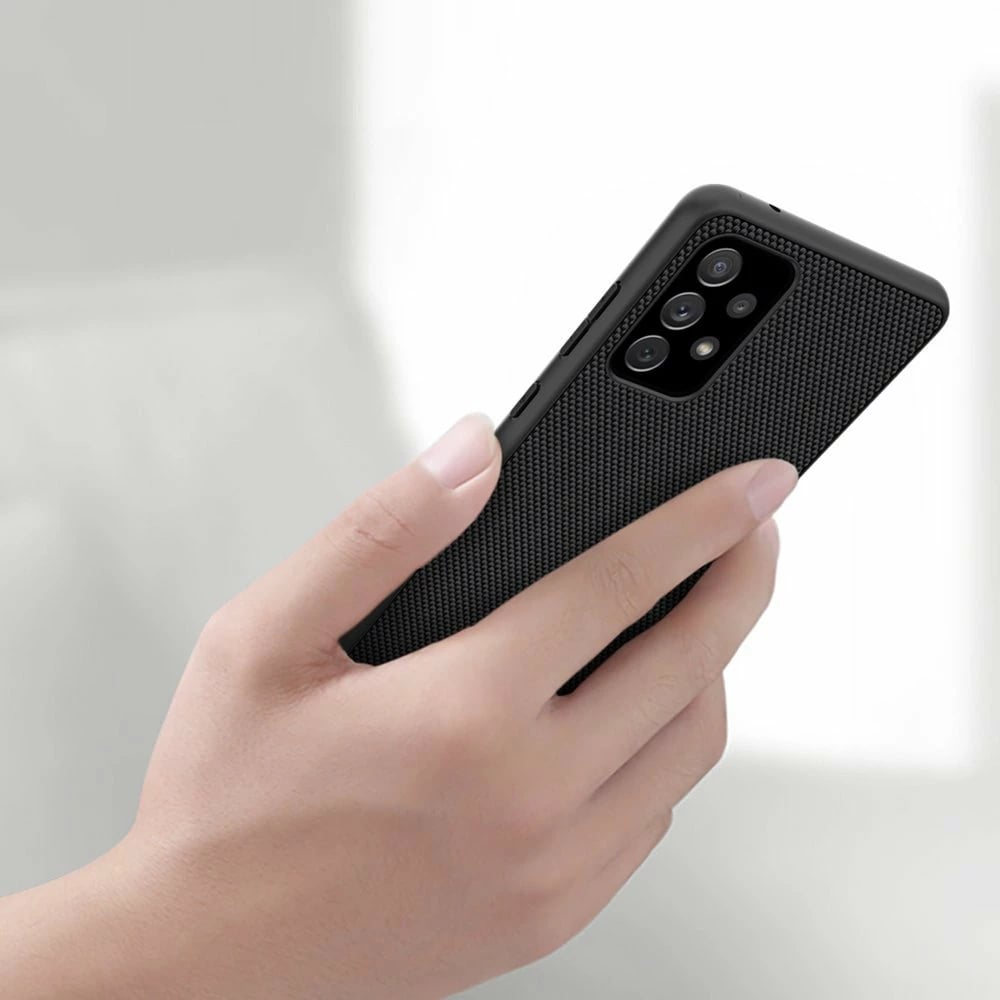 Mbështjellës Nillkin Textured Case për Samsung Galaxy A72 4G, i zi