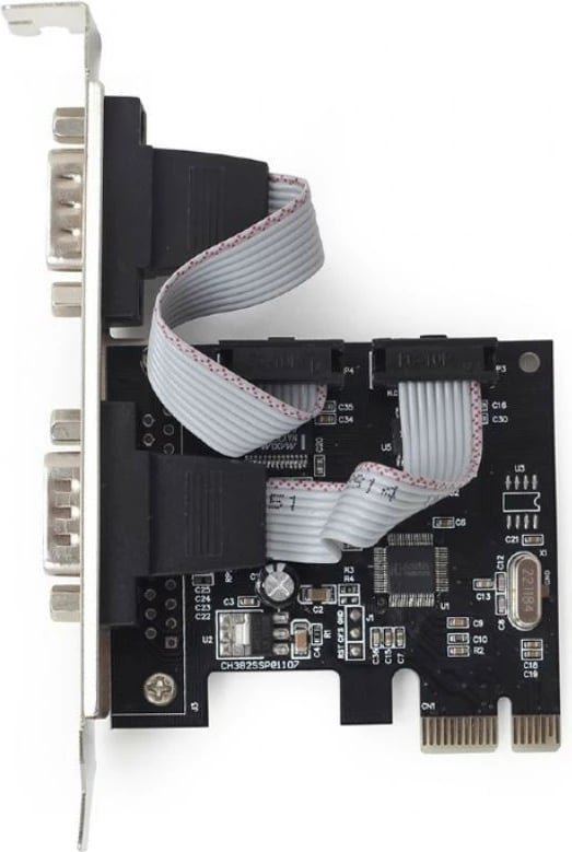 Kartë zgjerimi Gembird SPC-22, 2 porta RS232, PCI Express, me sledz low-profile