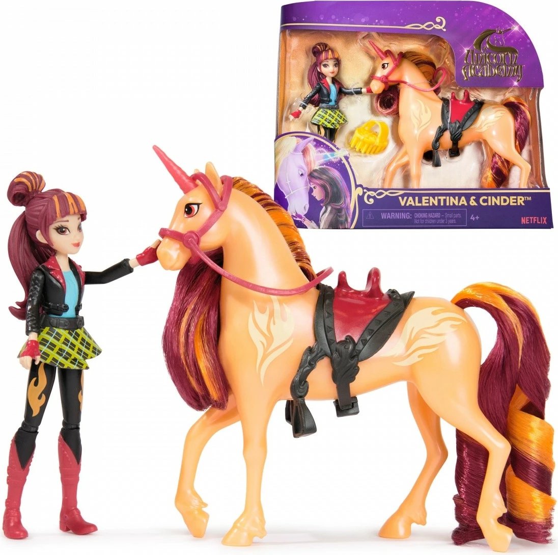 Set figurina Unicorn Academy Spin Master 6071175, Ava dhe Leaf, 11 cm + 13 cm, për vajza Set figurina Unicorn Academy Spin Master 6071175, Ava dhe Leaf, 11 cm + 13 cm, për vajza