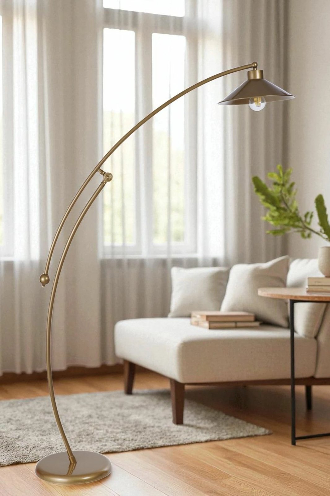 Llambë dyshemeje Opviq, ngjyrë ari, 8972-3