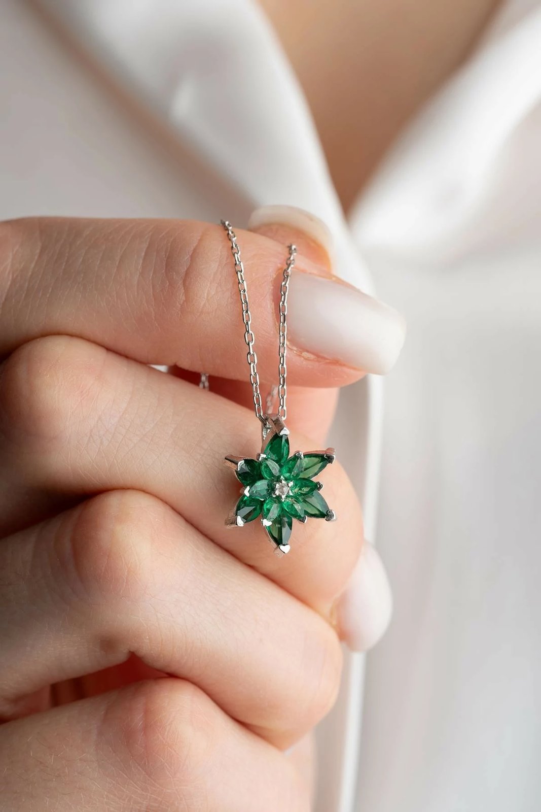 Qafore argjendi, ngjyrë e gjelbër, Jumeon, NRZ999361