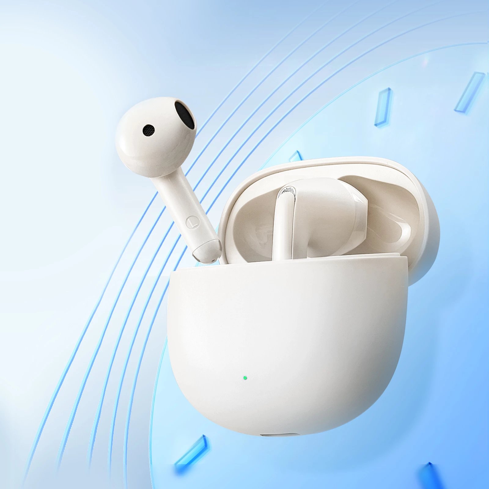 Kufje TWS Joyroom Funpods Series JR-FB1, Bluetooth 5.3, bezhë
