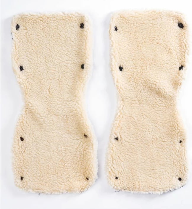 Manga dore për karrocë, Sensillo, 45x21 cm, të izoluara termikisht, blu navy, set 2 copë