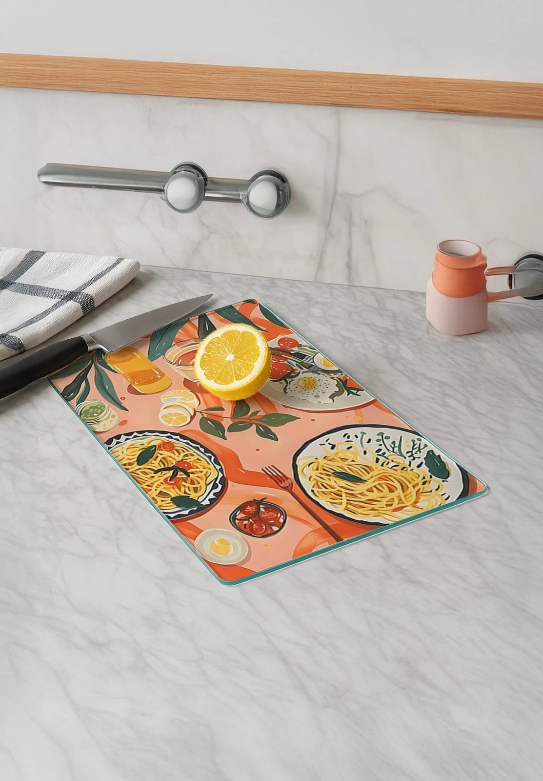 Dërrasë prerëse Hermia, shumëngjyrëshe, Kes-00039, 30x40cm Dërrasë prerëse Hermia, shumëngjyrëshe, Kes-00039, 30x40cm