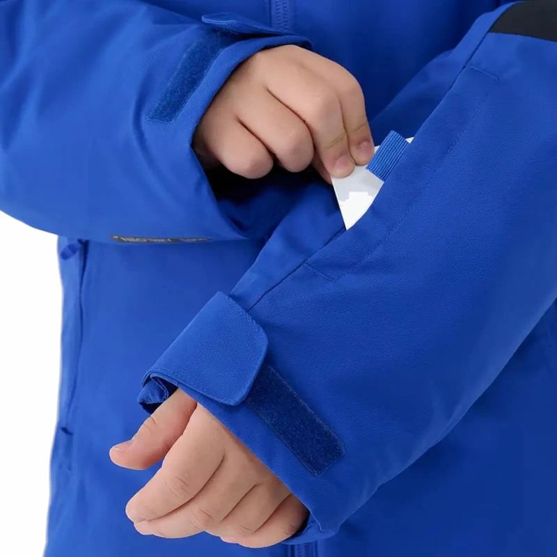 Jakne skijimi për djem 4F, cobalt