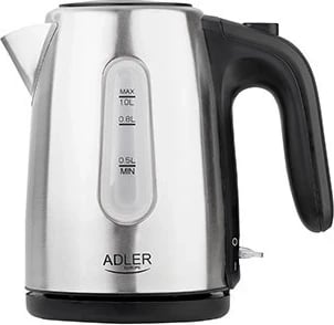 Adler AD 1273 kazan elektrik 1 L 1200 W E zezë, Lajthi, Çelik inox