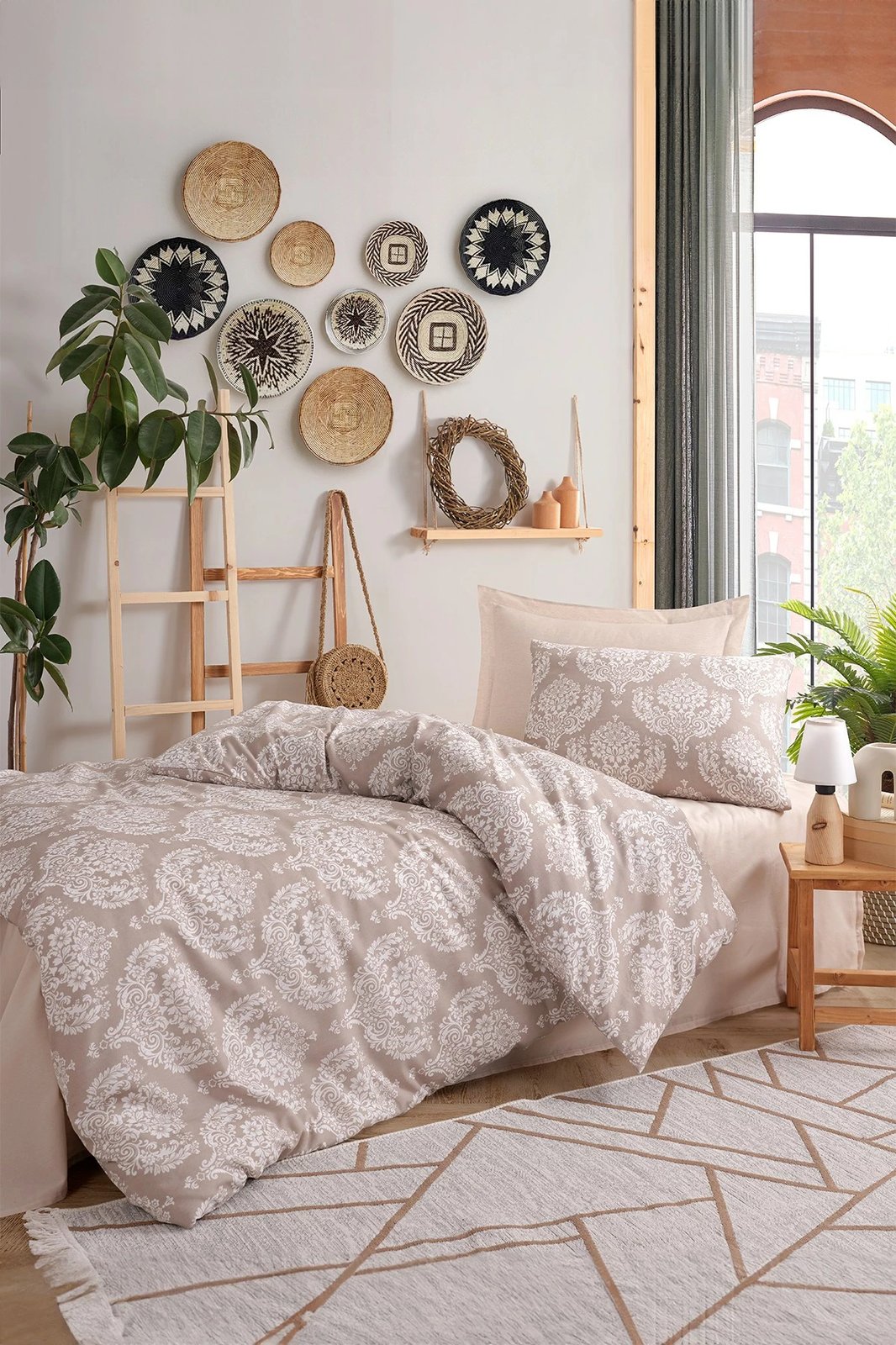 Set mbulesë për jorgan, njësh, ngjyrë kafe, L'Essentiel Linge de Maison, Post