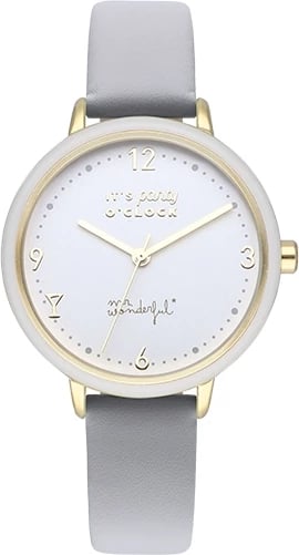 Orë dore MR WONDERFUL WR20400, e bardhë me rrip gri