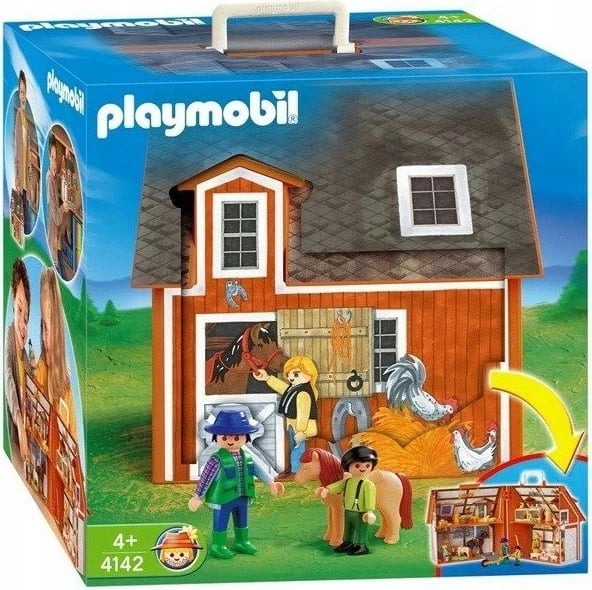 Set lodrash Playmobil 4142 My Portable Farm, 61 pjesë