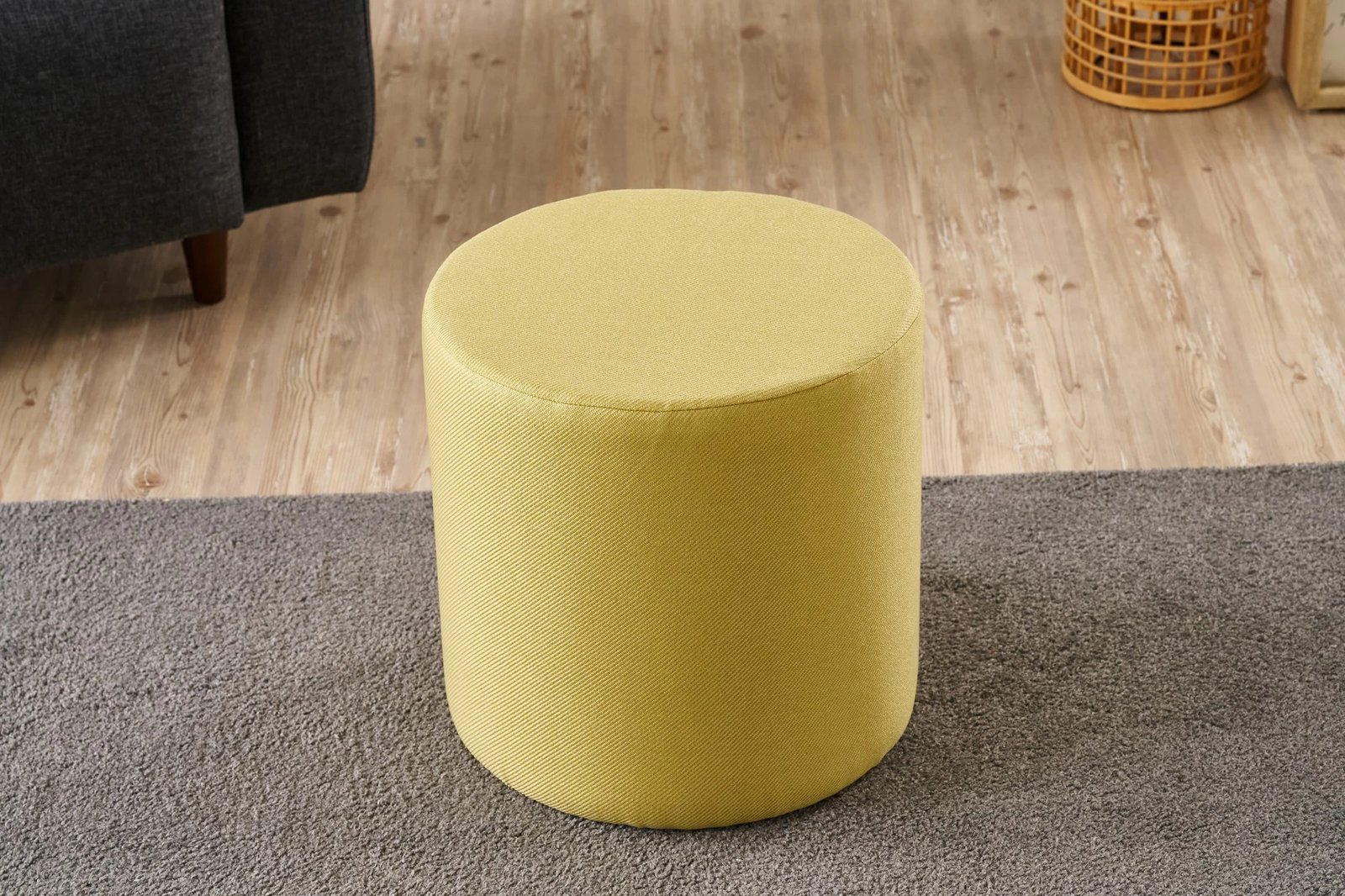 Puf Atelier del Sofa, Bitez, e verdhë, 40x40cm