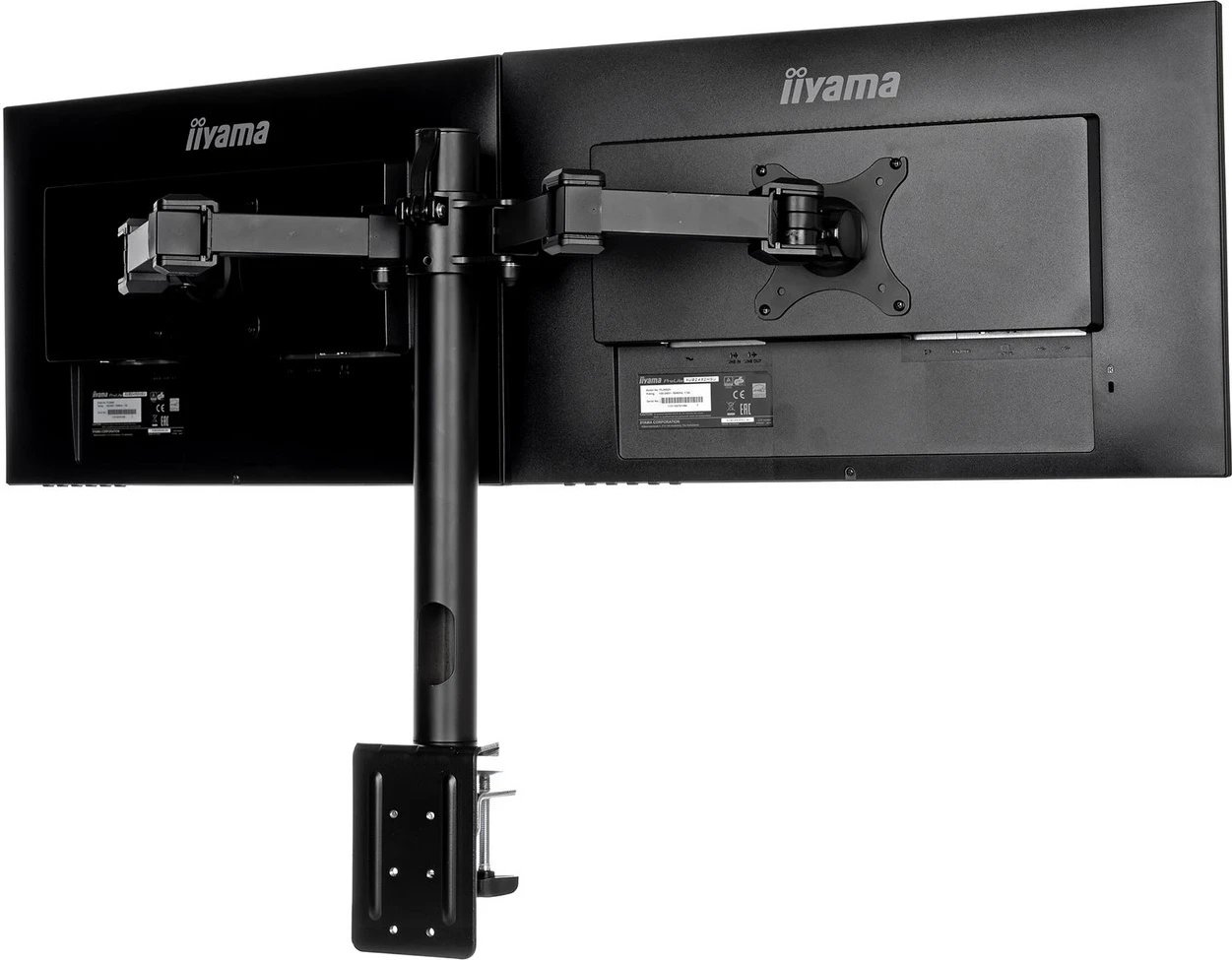 Mbajtës monitori iiyama DS1002C-B1, dual, i zi