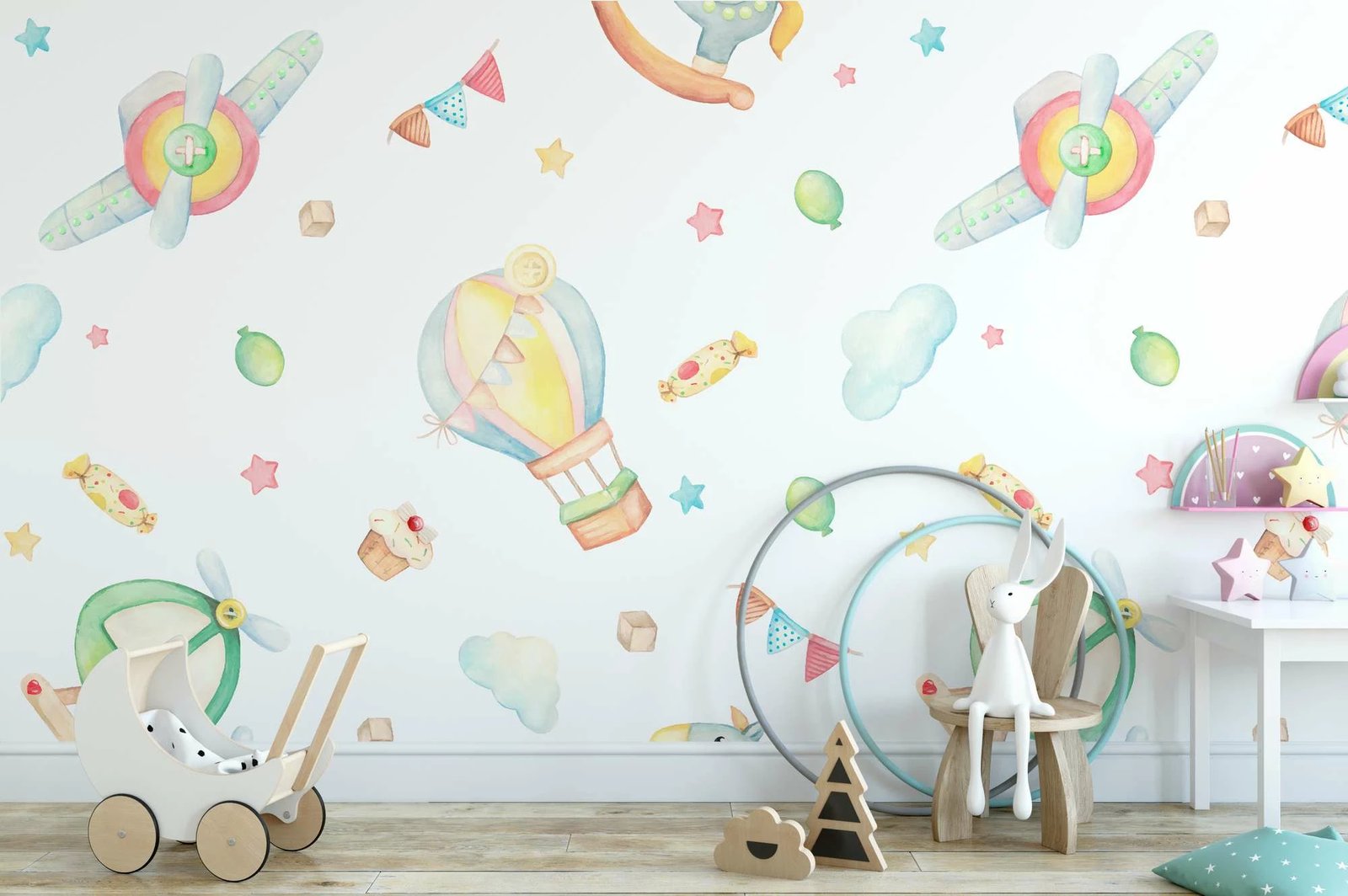 Murale muri Wallity, MDK-00120, 300x270cm