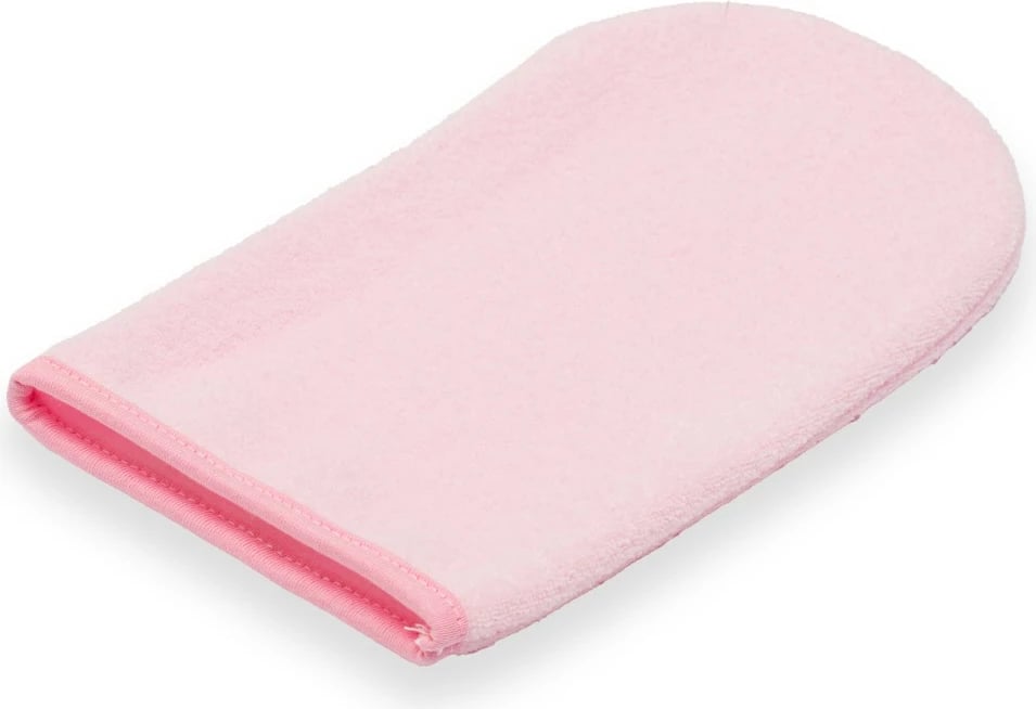 peshqir terry me kapuç, New Baby BASIC, 80x80 cm, rozë, me pecetë larëse