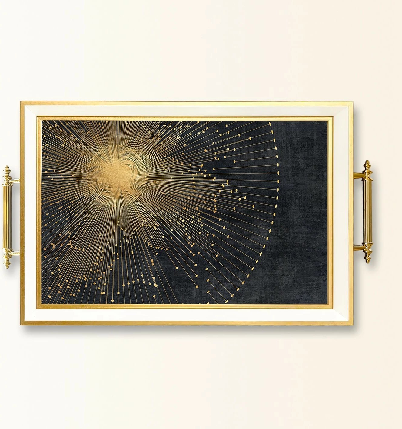 Tabaka dekorative prej qelqi, dizajn Aberto, TPB9847, shumëngjyrëshe Tabaka dekorative prej qelqi, dizajn Aberto, TPB9847, shumëngjyrëshe