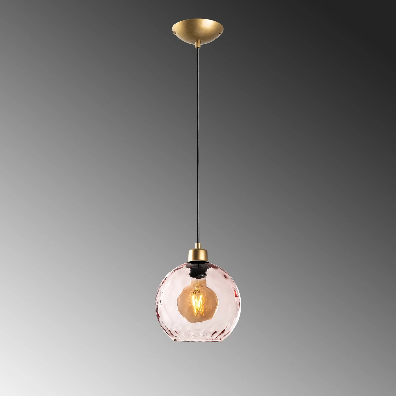 Llambë tavani Opviq Benek, rozë, 20-14313