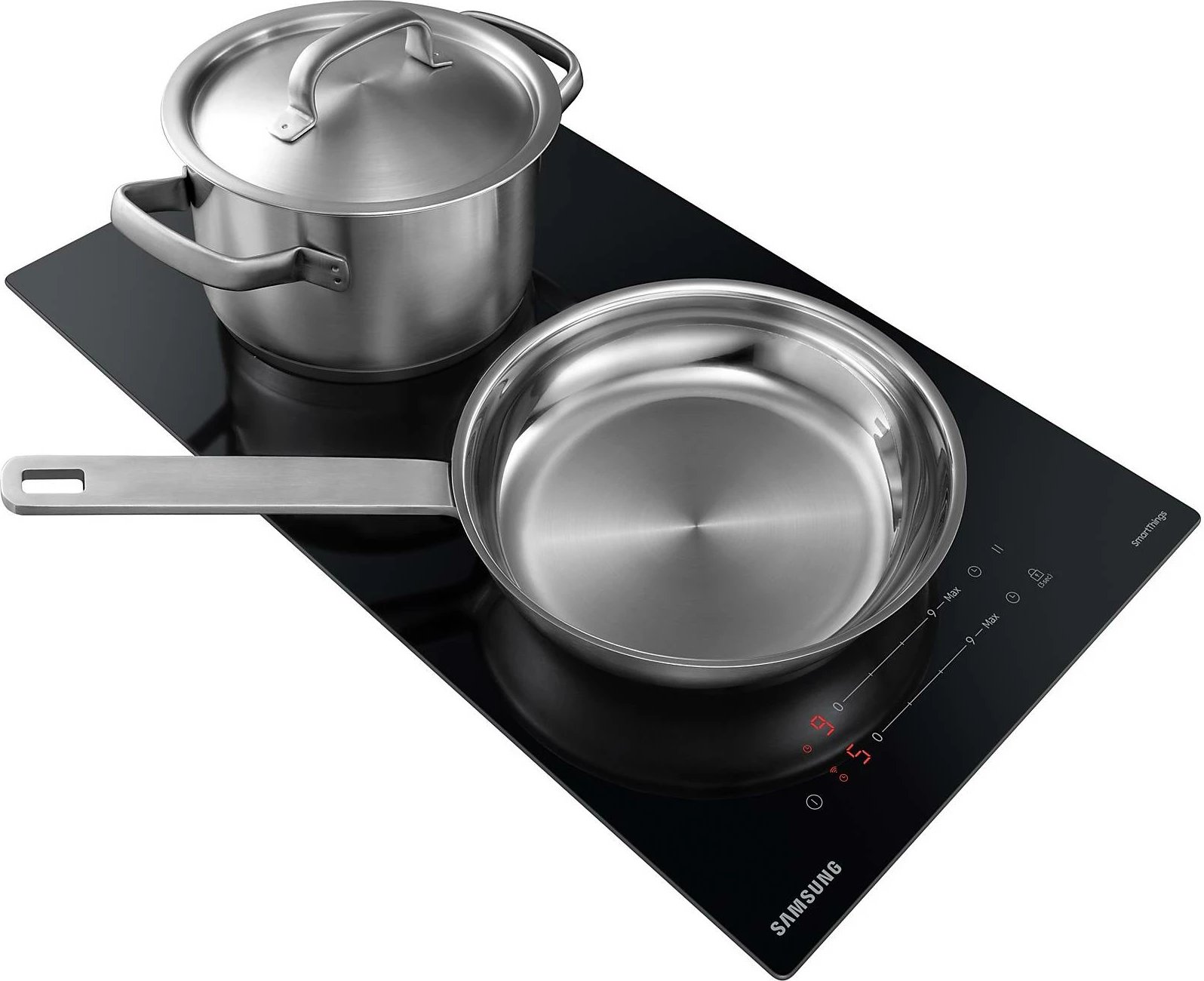 Pllakë induksioni Samsung NZ32BG2005FKU2, Wi‑Fi, Sliding Control, 2 zona, Domino, e zezë