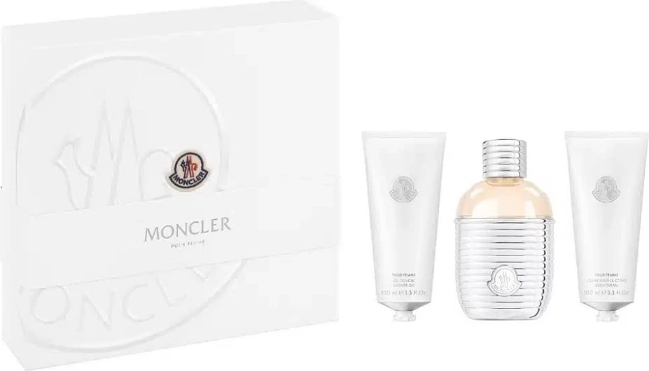 Set Eau de Parfum për femra Moncler Pour Femme, 100ml + 100ml + 100ml