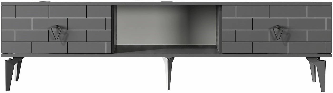 Komodë TV Skye Decor, ngjyrë antracit, Varna