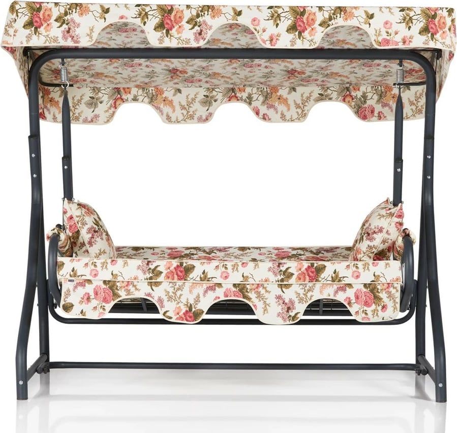 Karrige lëkundëse treshe për kopsht, Olea 10, shumëngjyrëshe