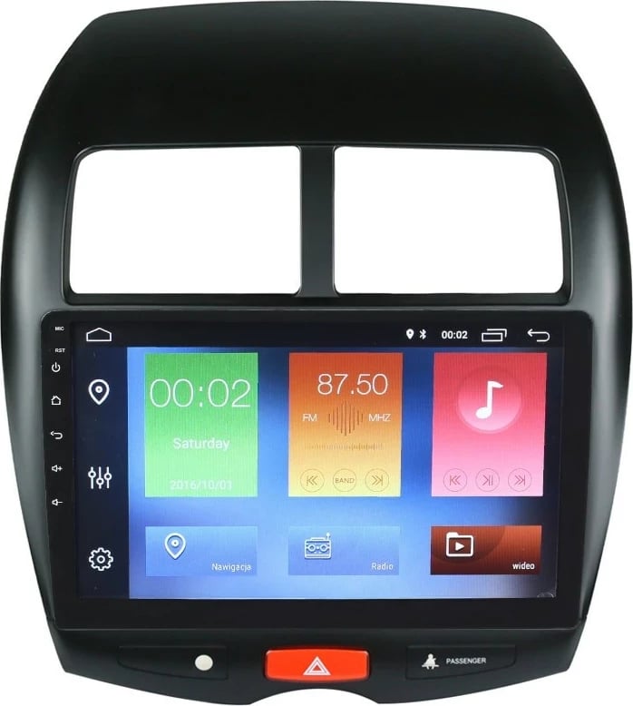 Radio GPS navigacioni për Mitsubishi ASX 2010-15, Android, 4/64 GB, E zezë