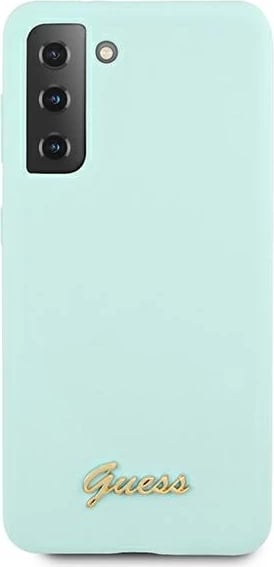 Mbështjellës Guess GUHCS21MLSLMGLB për Samsung Galaxy S21+, silikon, blu