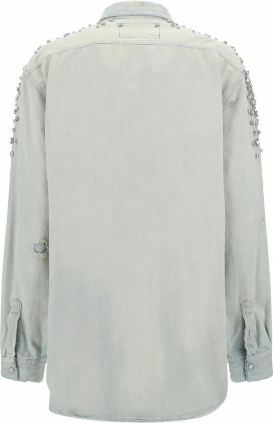 Maicë Golden Goose për femra, blu